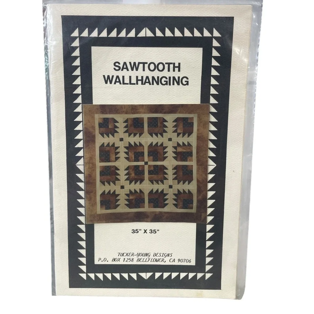 Tucker-Young Designs Sawtooth Wallhanging‎ Quilt Pattern 35